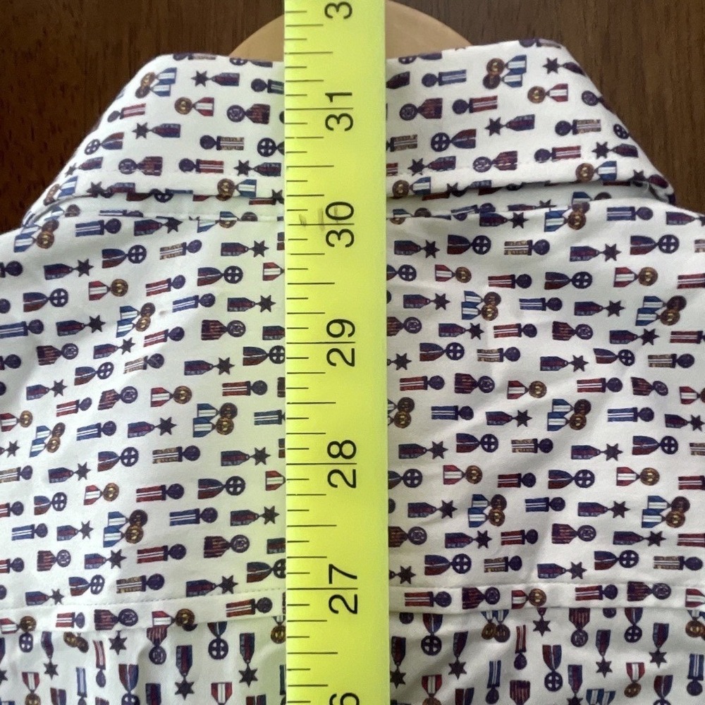 Robert Graham MAXCY Short Sleeve Sport Shirt  Tailored Fit Large NWOT Military - Picture 6 of 9